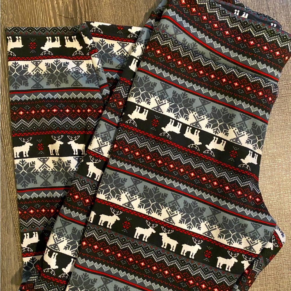 Holiday Fleece-lined Leggings